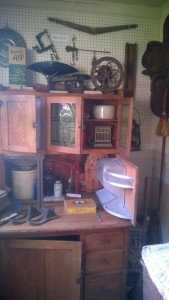 Cupboard and items