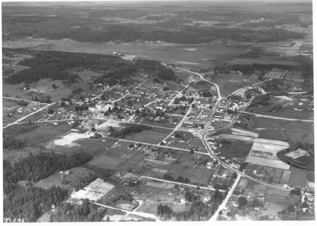 Bothell Aerial View May 1933