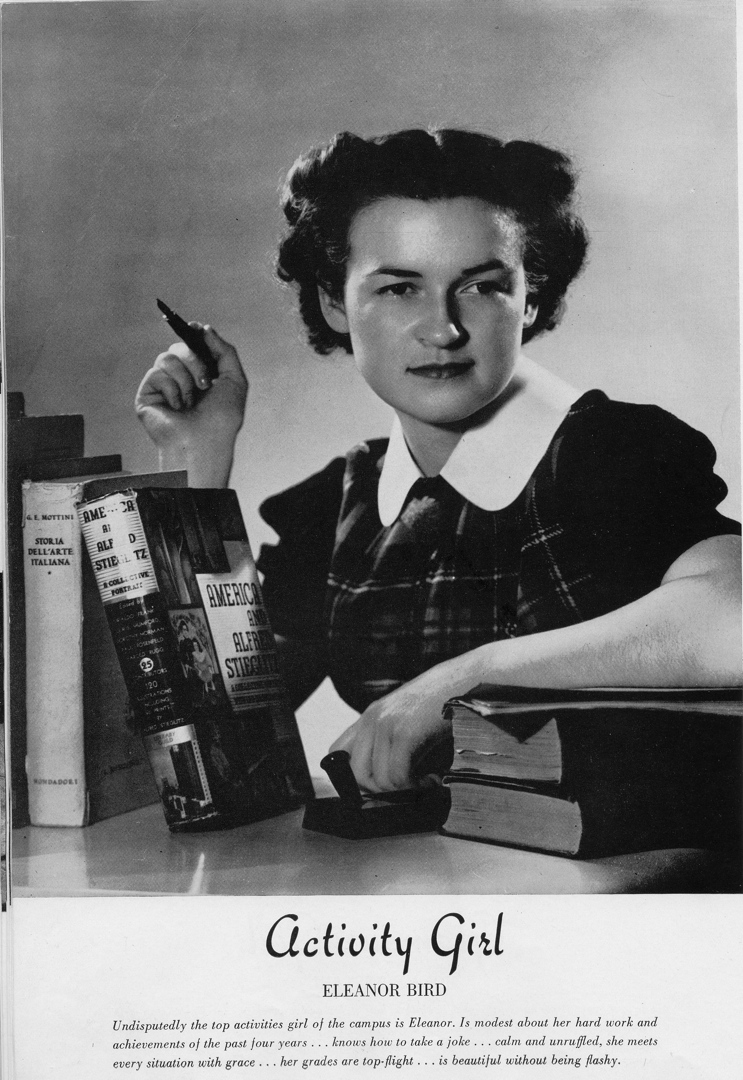 Eleanor Bird in the 1939 TYEE, University of Washington yearbook