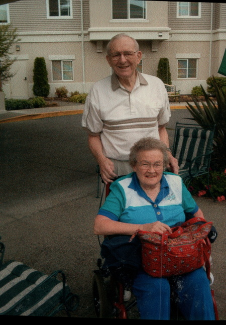 Ron and Eleanor Green at Brittany Park in Woodinville.